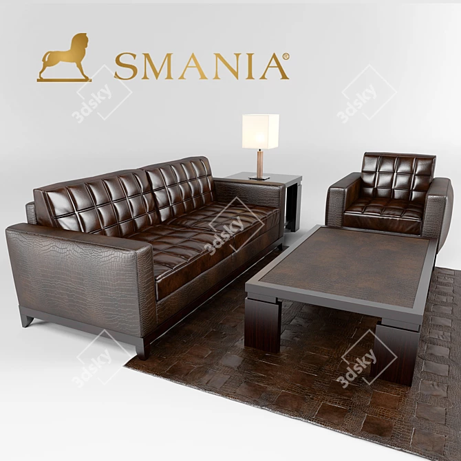 Italian Luxury: Smania Julian-Carre Collection 3D model image 1