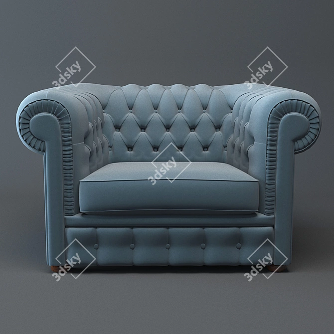 Modern Chelsi Armchair: Stylish & Comfortable 3D model image 1