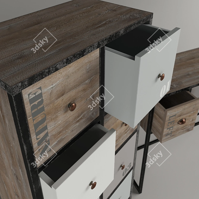 Modern Spanish Furniture Set 3D model image 2