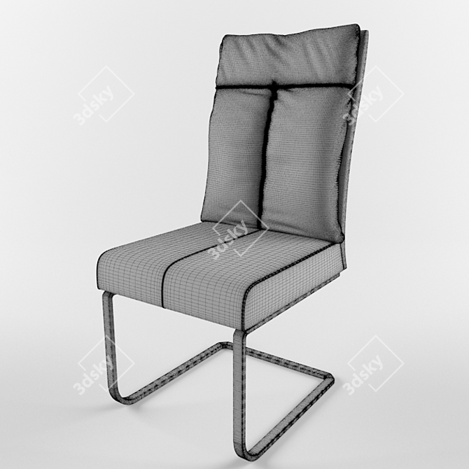 Stylish ITALGRUPPO KURT Chair 3D model image 3