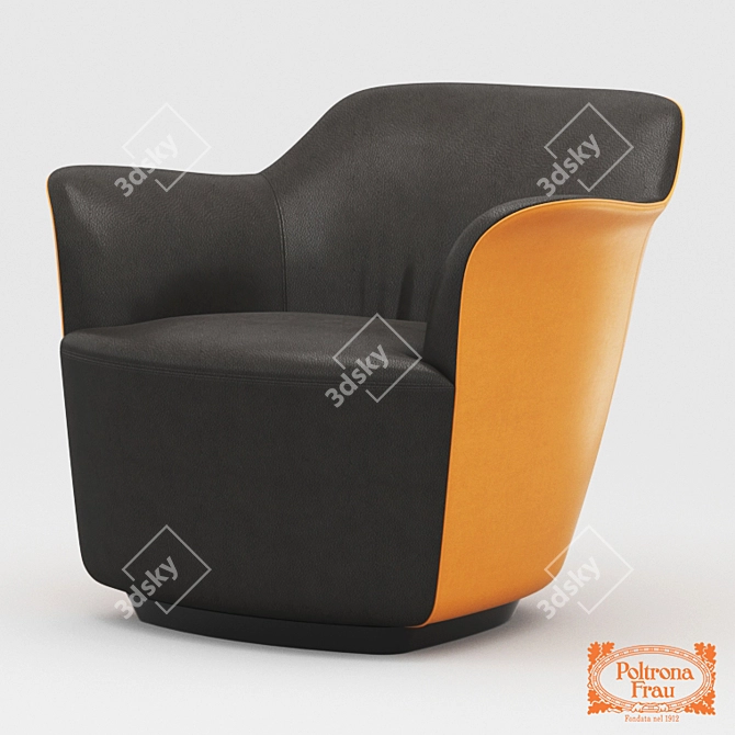 Poltrona Frau "Aida" Accent Chair 3D model image 1