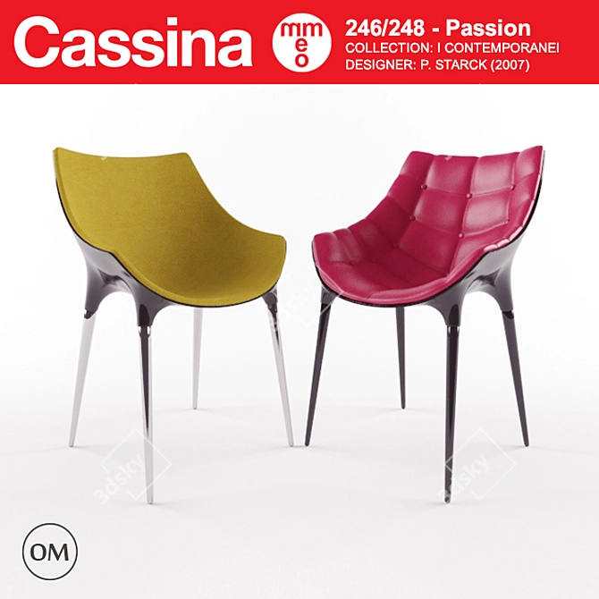 Cassina Passion: Iconic Design 3D model image 1