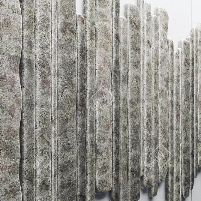 Stone Line Panel: High-Quality 3D Max Texture 3D model image 2