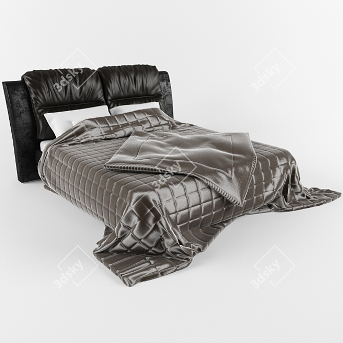 Fiora Bed - Russian Made Bed 3D model image 1