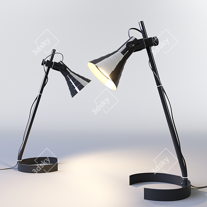 Lagra Desk Lamp - Sleek and Modern 3D model image 1