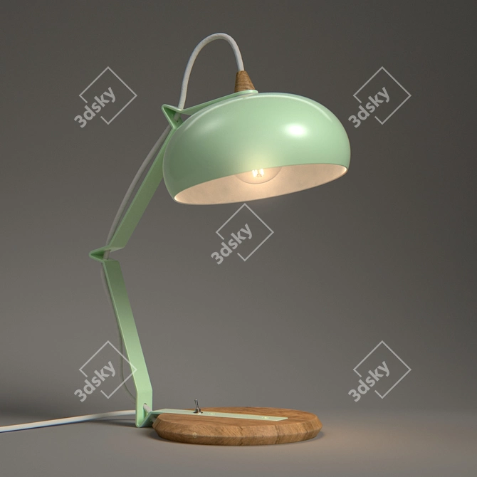 SubD Desk Lamp 3D model image 1