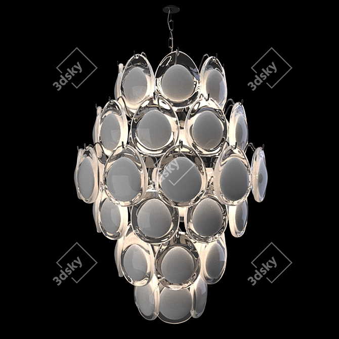 Luxury Caviar Pendant Light 3D model image 1