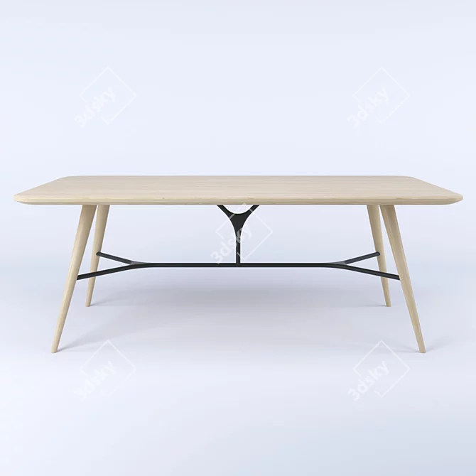 Fredericia Spine Table - Sleek and Modern 3D model image 1