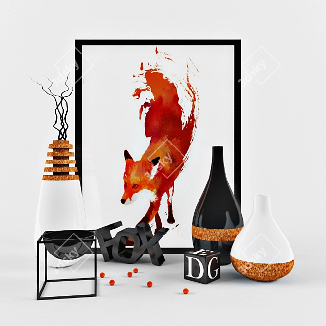 Foxy Home Accents 3D model image 2