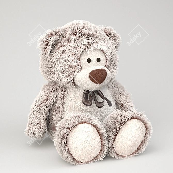 Cuddly Teddy Bear Toy 3D model image 1