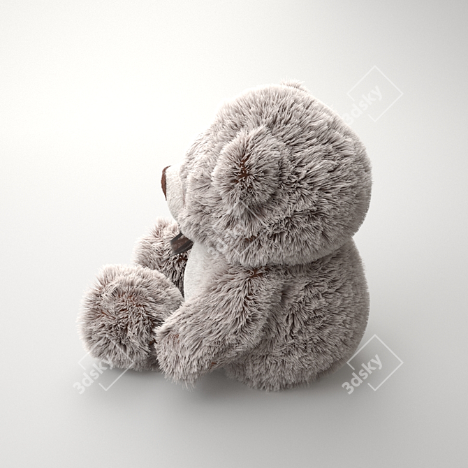 Cuddly Teddy Bear Toy 3D model image 2