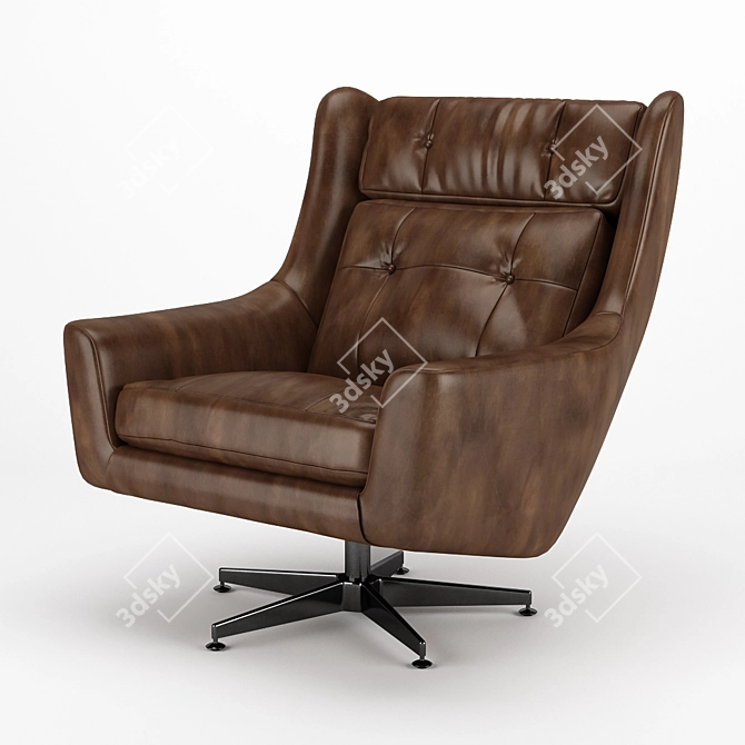 Motorcity Chair: Restored Elegance 3D model image 1