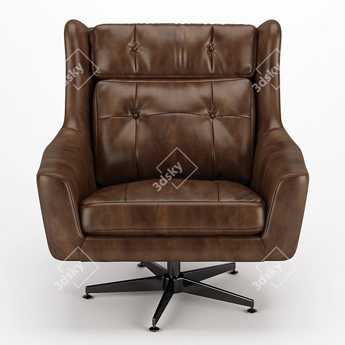 Motorcity Chair: Restored Elegance 3D model image 2