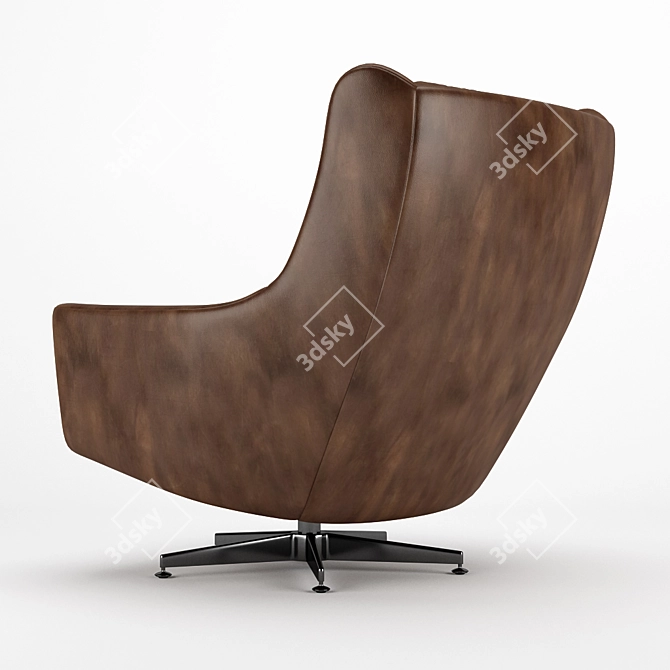 Motorcity Chair: Restored Elegance 3D model image 3