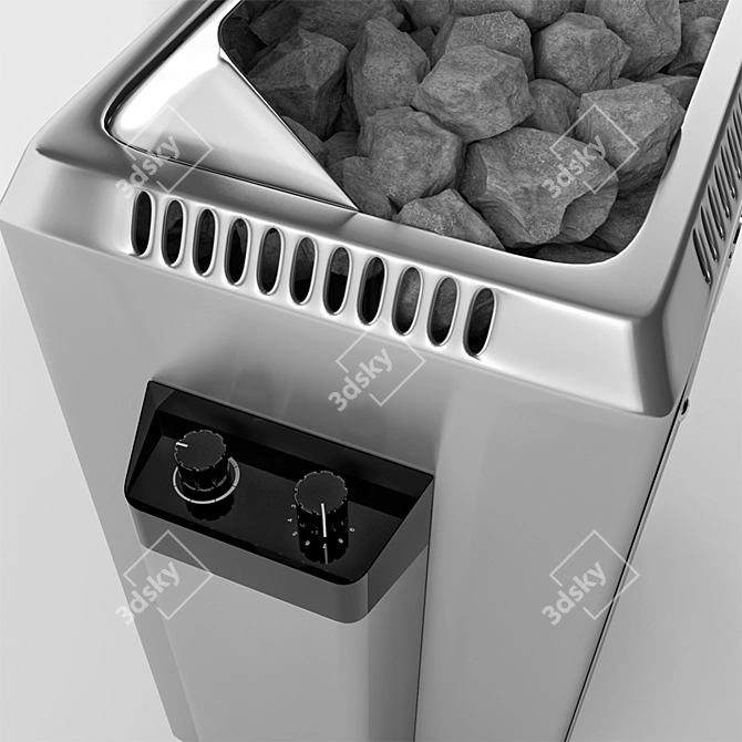 Harvia Topclass KV 80: Powerful Sauna Heater 3D model image 3