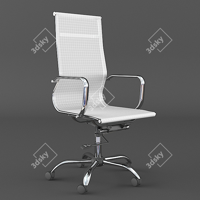 Elegant Eames Executive Chair 3D model image 1