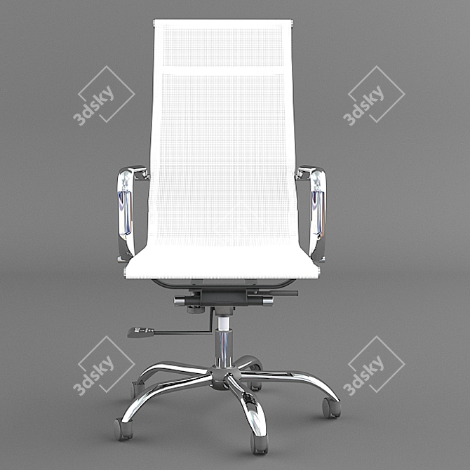 Elegant Eames Executive Chair 3D model image 2