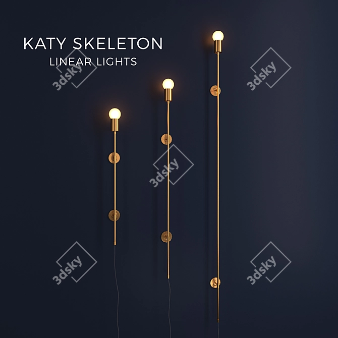 Illumina Linear Lights: Kate Skeleton 3D model image 1