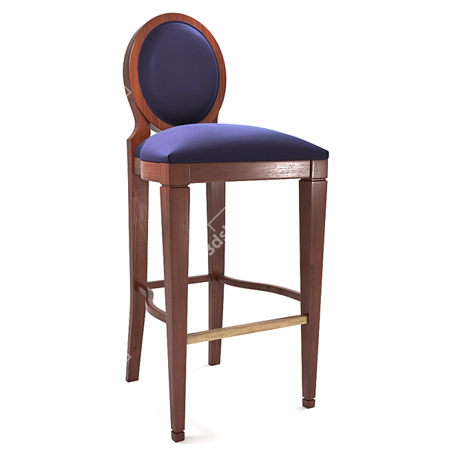 Elegant Bar Chair: Angelo Cappellini 6310SB 3D model image 1