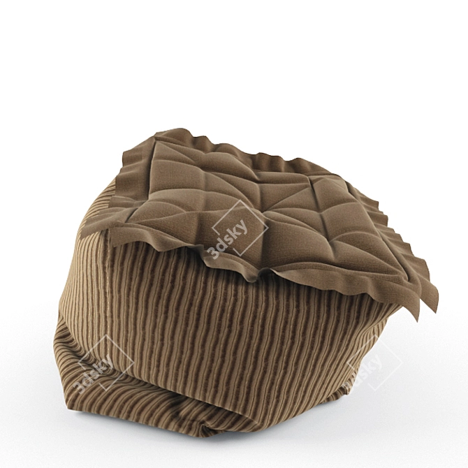 Comfy Bliss Pouf Collection 3D model image 3