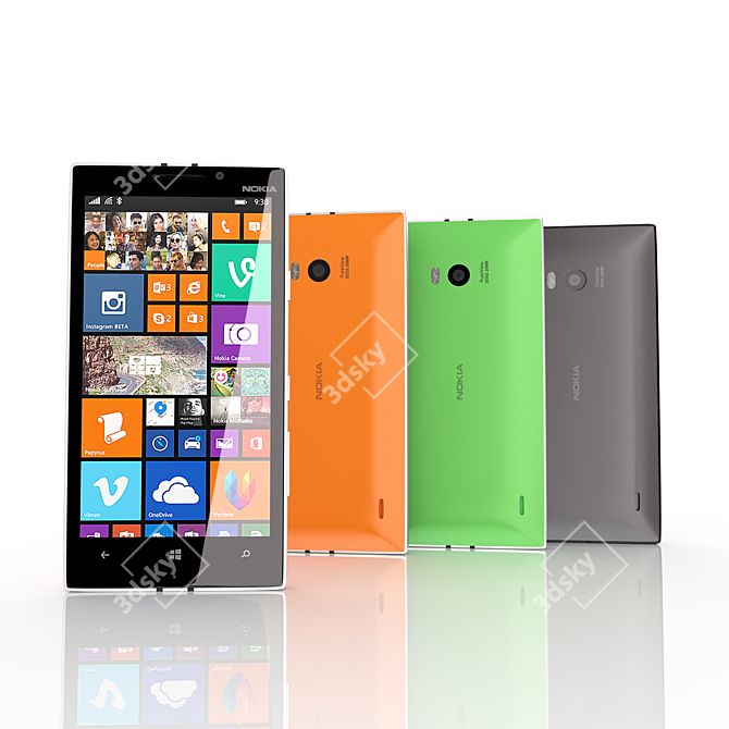 Nokia Lumia 930 - Stylish and Compact 3D model image 1