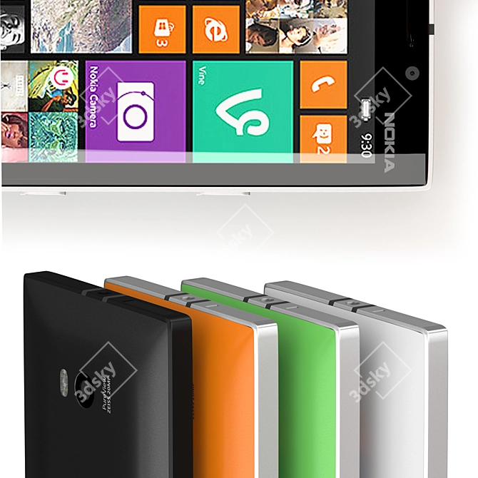 Nokia Lumia 930 - Stylish and Compact 3D model image 2