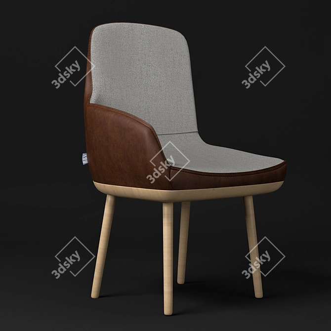 Dynamic Comfort Chair 3D model image 1