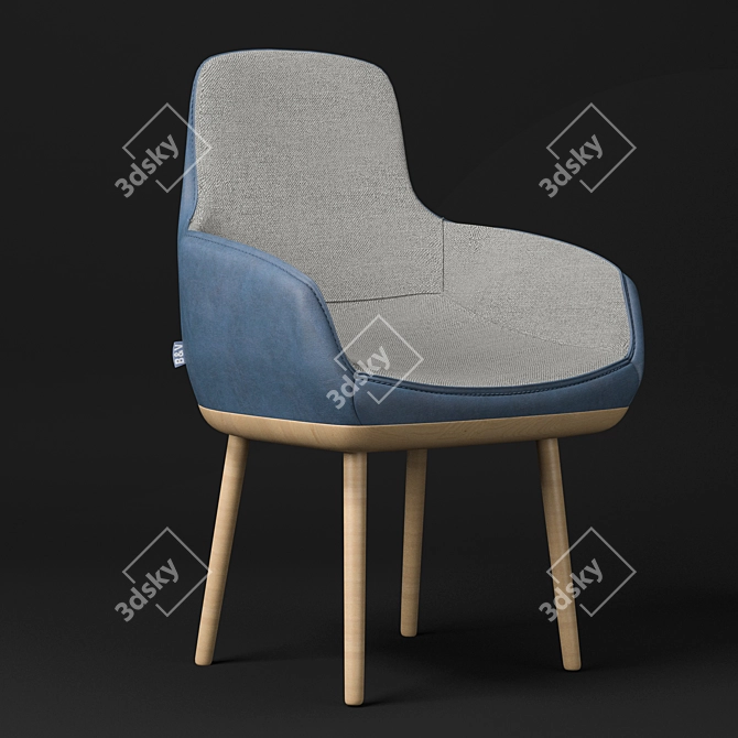 Contour Seat+: Revolutionizing Sitting 3D model image 1