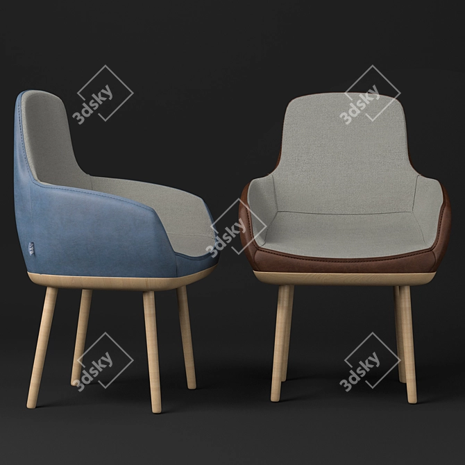 Contour Seat+: Revolutionizing Sitting 3D model image 2