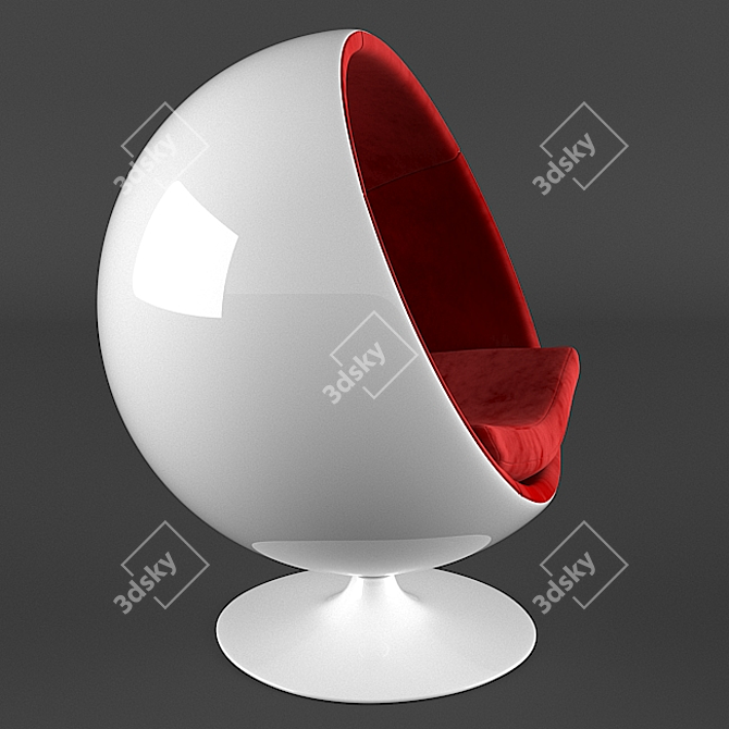 Eero Aarnio Ball Chair: Iconic Design 3D model image 2