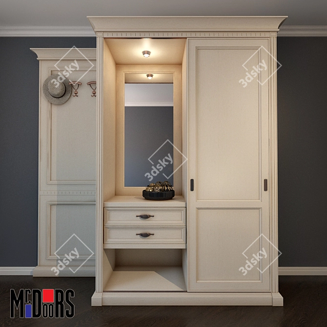 Italian Classic Hallway by Mr.Doors 3D model image 1