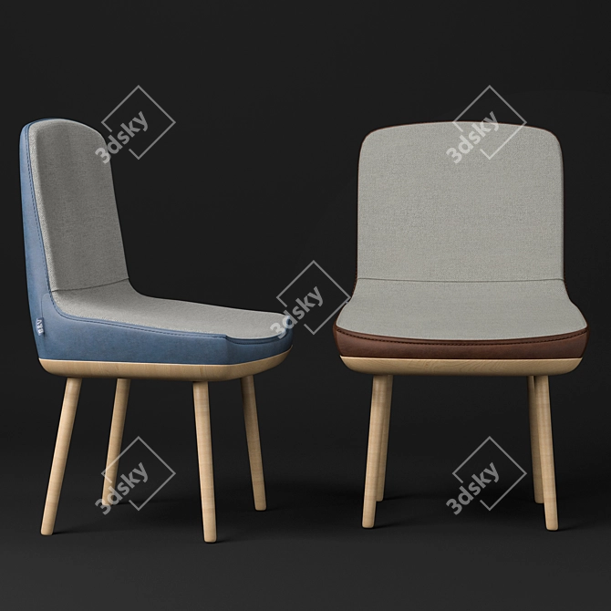 ErgoFlex Chair 3D model image 2