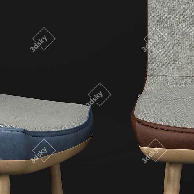 ErgoFlex Chair 3D model image 3