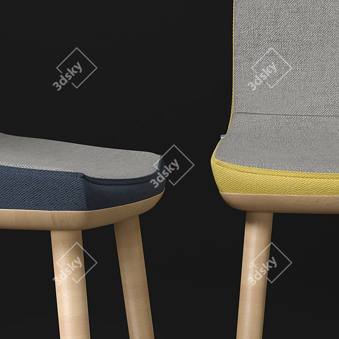 Dynamic Sit Bar Chair 3D model image 3