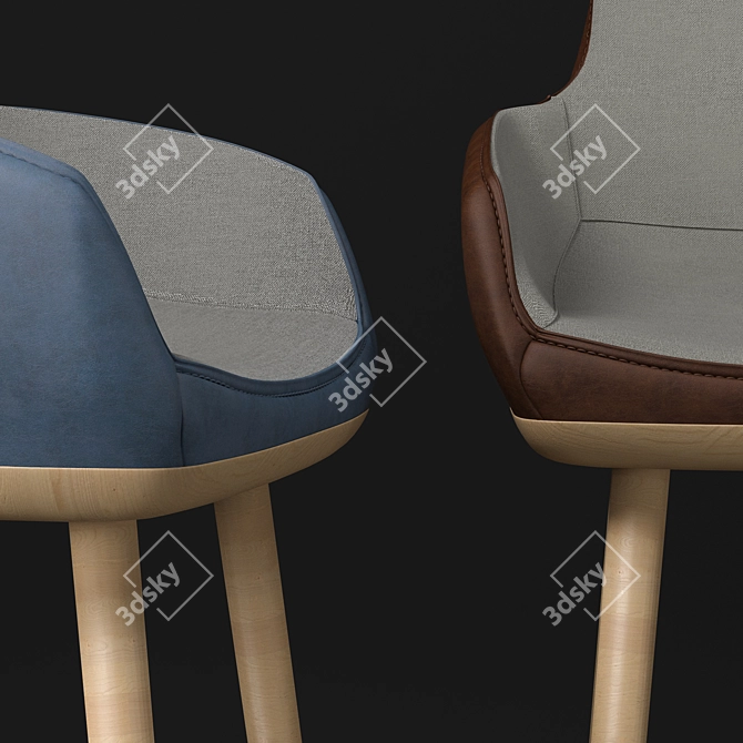 Elevate Bar Seating 3D model image 3