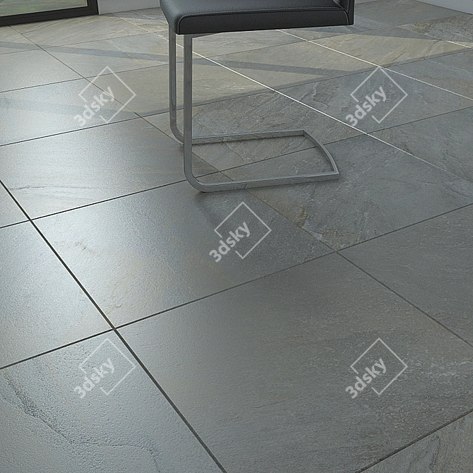 Elegant Estima Mixstone Tile: 3dsMax, FBX, OBJ 3D model image 3