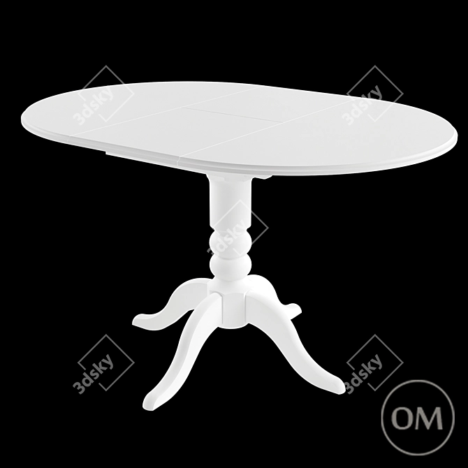 Modern Milkbush Dining Table 3D model image 2