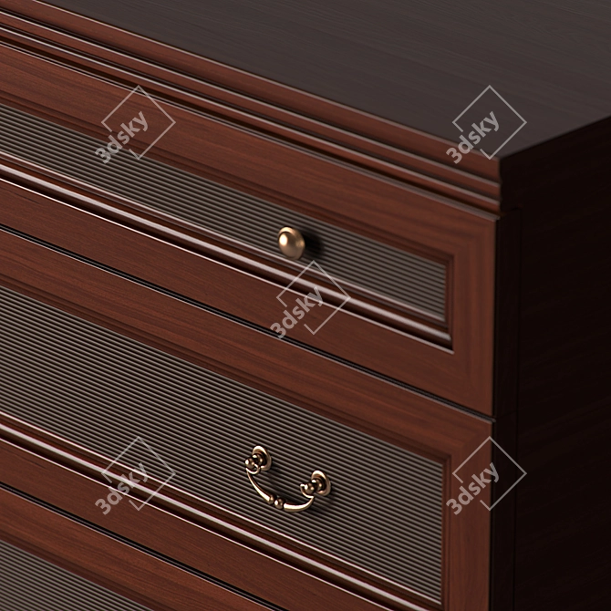 Elegant 160cm Tall Chest 3D model image 2