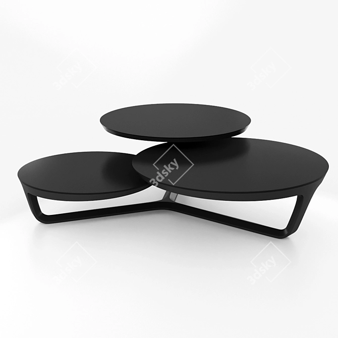 Sleek ORA ITO Cocktail Table 3D model image 1