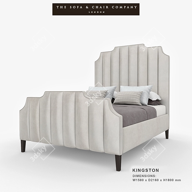 Kingston Luxury Sleeper Bed 3D model image 1