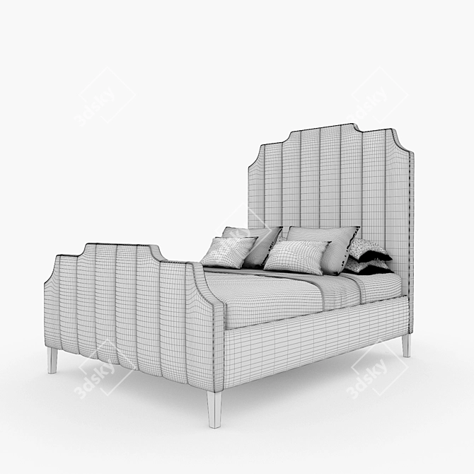 Kingston Luxury Sleeper Bed 3D model image 3