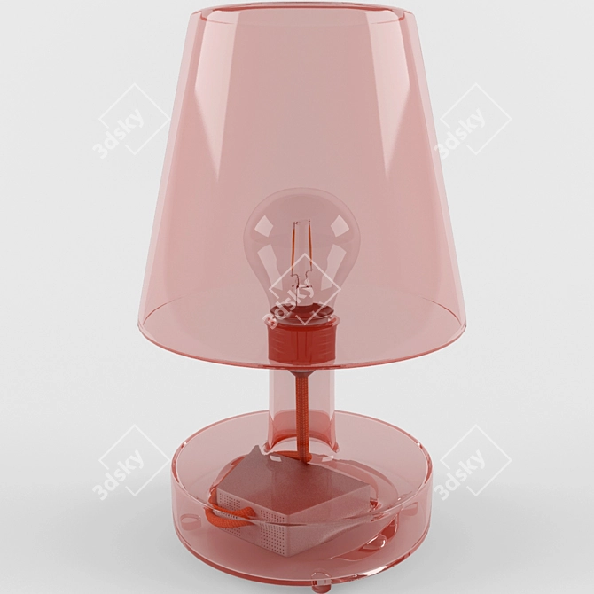 Retro-inspired LED Lamp Transloetje 3D model image 2