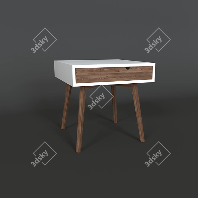 Elegant Coffee Table with Drawer by Horm.it 3D model image 2