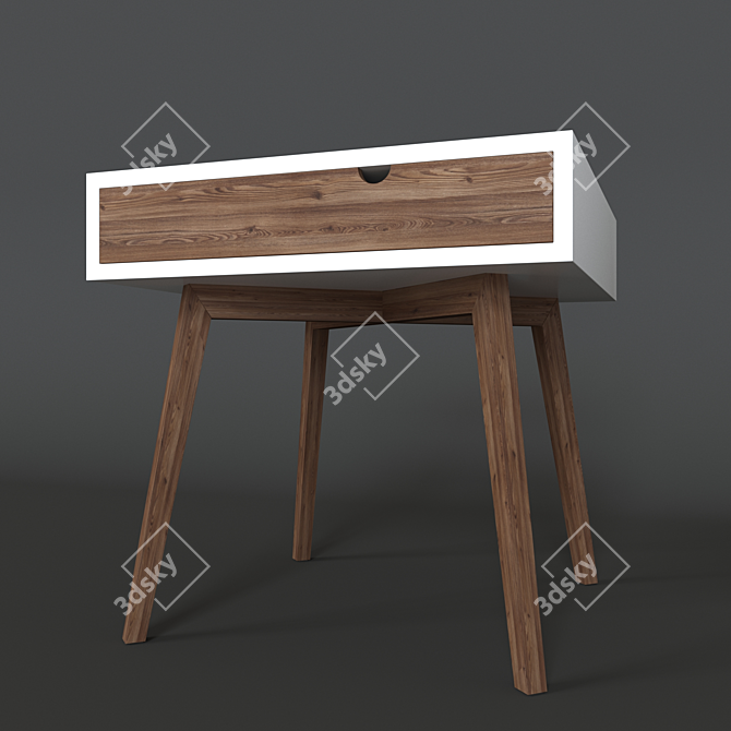 Elegant Coffee Table with Drawer by Horm.it 3D model image 3