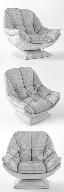 Italian Nieri Polo Armchair 3D model image 3