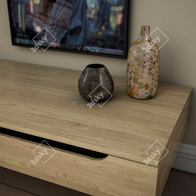 Cosmo Sandy Coffee Table Set 3D model image 2