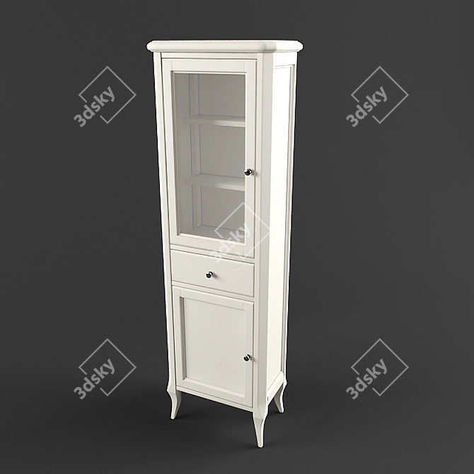 Classic Retro Floor Cabinet 55cm AM.PM 5 O'Clock 3D model image 1