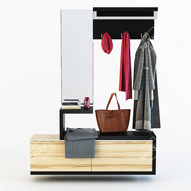 Sudbrock Sento 272 - Stylish Entryway Set 3D model image 1