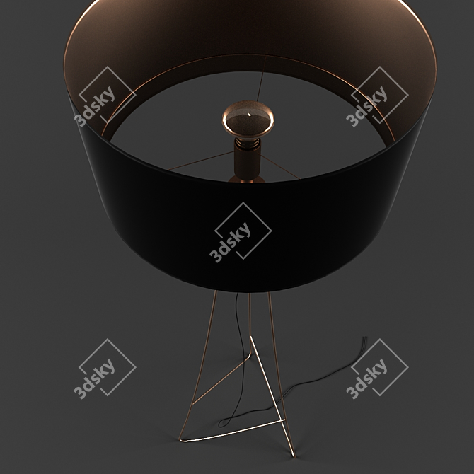 Elegant ELGO 90201 Floorlamp 3D model image 2