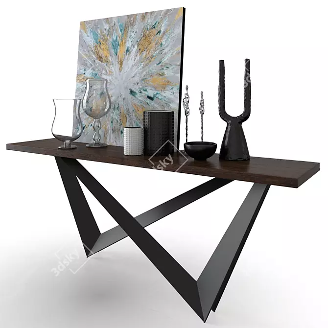 Cattelan Westin Console: Sleek & Stylish Furniture 3D model image 2